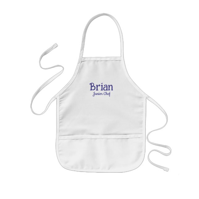 Junior Chef Boys Kids Apron (Front)