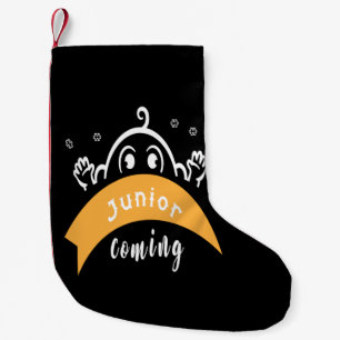 junior coming small christmas stocking