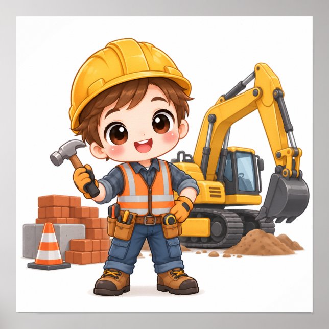 Junior Construction Crew Poster (Front)
