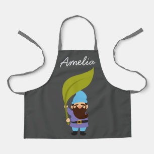 Junior gardener gnome colourful kids apron