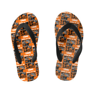 Junior Girls Tennis Player Kid's Flip Flops