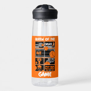 Junior Girls Tennis Player Water Bottle