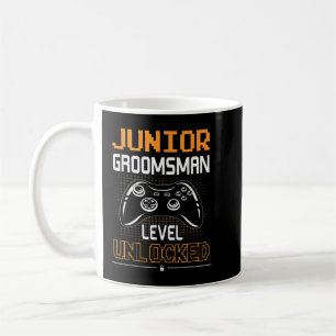 Junior Groomsman Level Unlocked Gaming Wedding Par Coffee Mug