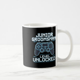 Junior Groomsman Level Unlocked Wedding Party Groo Coffee Mug