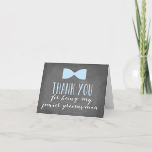 Junior Groomsman Thank You Groomsman Card