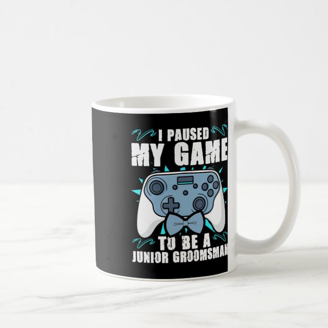 Junior Groomsman Video Gamer Junior Groomsmen Paus Coffee Mug (Right)
