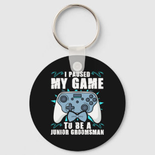 Junior Groomsman Video Gamer Junior Groomsmen Paus Key Ring
