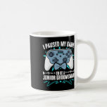 Junior Groomsman Video Gamer Paused My Game Junior Coffee Mug<br><div class="desc">Junior Groomsman Video Gamer Paused My Game Junior Groomsmen</div>