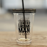 Junior Groomsman Wedding Favour Tumbler<br><div class="desc">Need a thank you gift for your Junior Groomsman. He'll be able to use this and makes a great gift for a great little guy doing a great job on your great day. Great!</div>