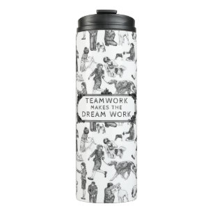 JUNIOR Handlers Dog Show Black Toile Thermal Tumbler
