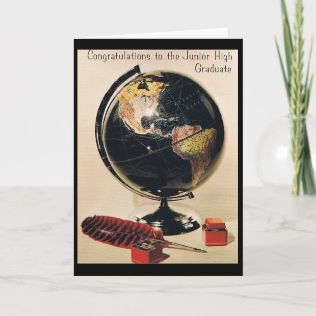 Junior High Graduation Card (Front)