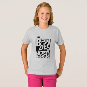 Junior Jr. Bridesmaid, wedding party T-Shirt