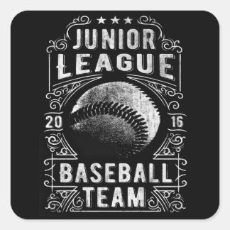 Junior League Basssball Team Square Sticker