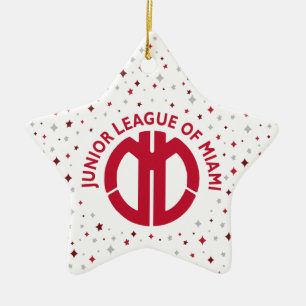 Junior League of Miami Ceramic Tree Decoration