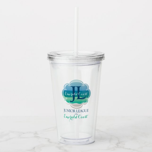 Junior League of the Emerald Coast Acrylic Tumbler (Front)