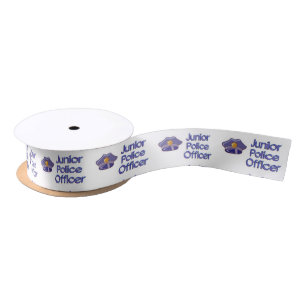 Junior Police Officer Satin Ribbon