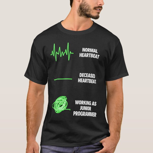 Junior Programmer Professional Worker Programming  T-Shirt (Front)