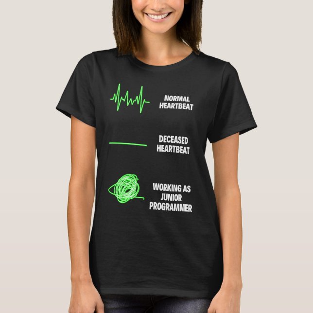 Junior Programmer Professional Worker Programming  T-Shirt (Front)