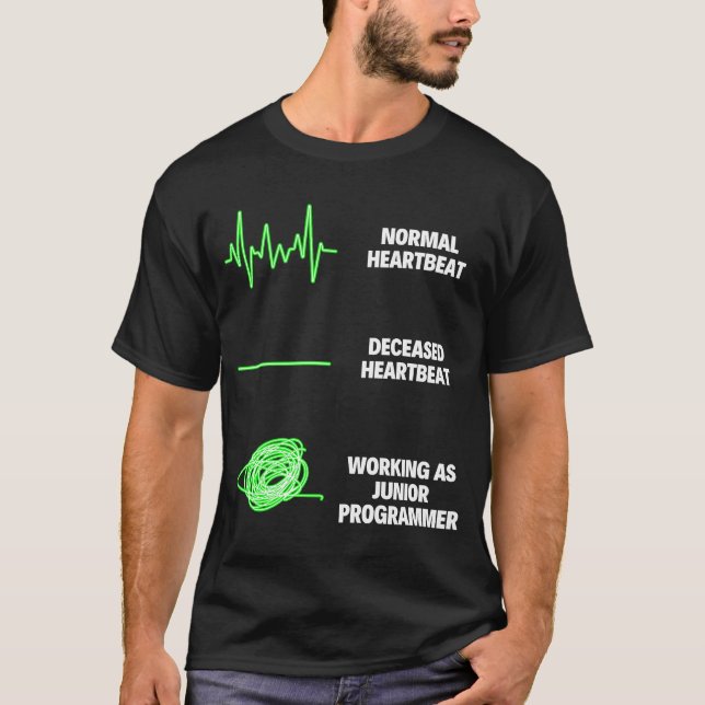 Junior Programmer Professional Worker Programming  T-Shirt (Front)