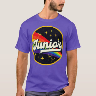 Junior Rainbow In Space Vintage Style T-Shirt