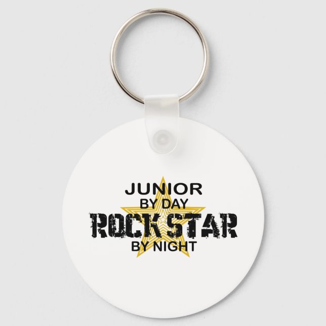 Junior Rock Star by Night Key Ring (Front)