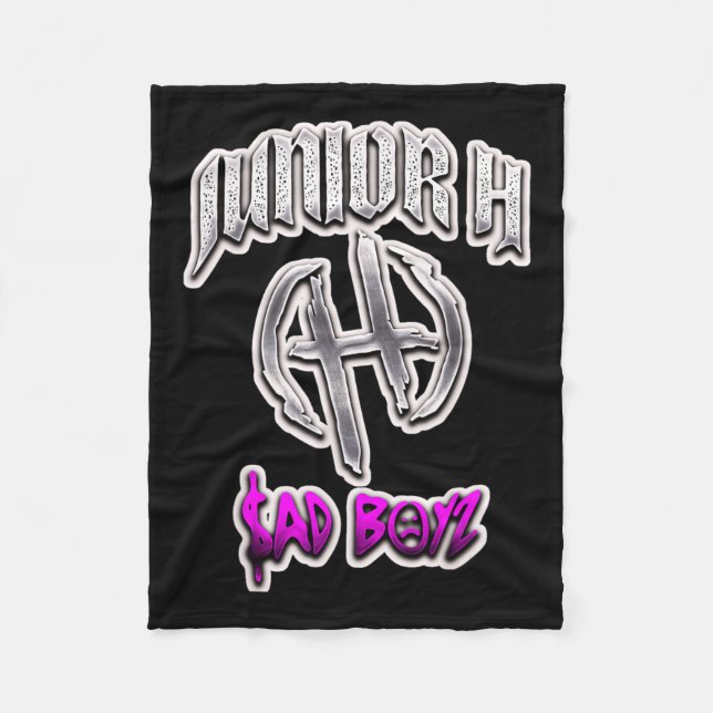 Junior Sad Boyz Corridos Tumbados H Belicos Mexico Fleece Blanket (Front)