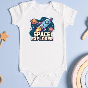 Junior Space Explorer  Baby Bodysuit