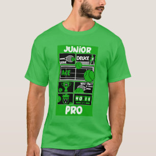 Junior Teen Boy Tennis Player T-Shirt 