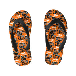 Junior Tennis Player Kid's Flip Flops