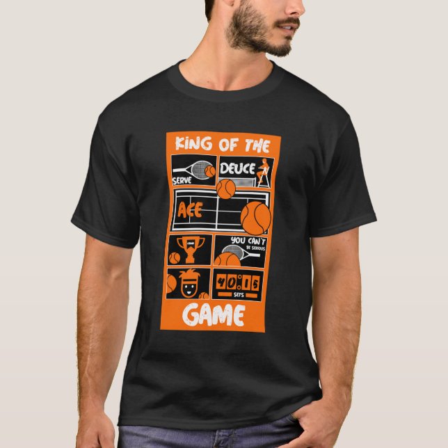 Junior Tennis Player T-Shirt  (Front)