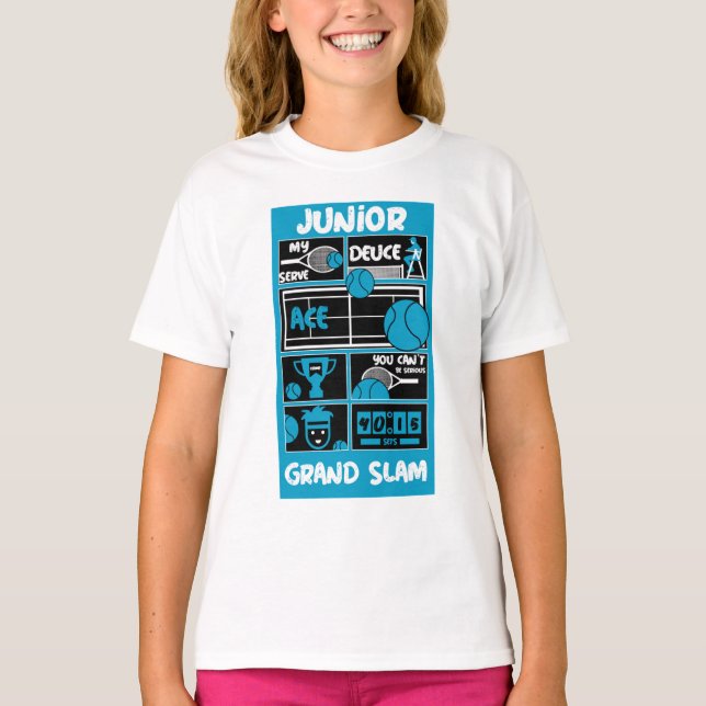 Junior Tennis Player       T-Shirt (Front)