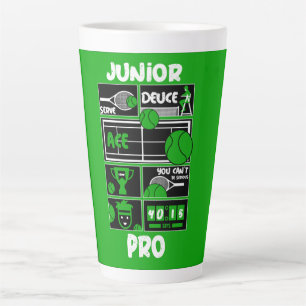 Junior Tennis Player T-Shirt   Latte Mug
