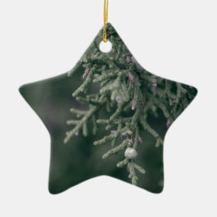 Juniper Berries Ceramic Tree Decoration