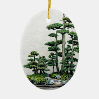 Juniper Bonsai Forest Ceramic Tree Decoration