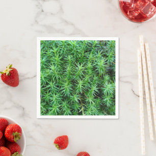 Juniper Hair Cap Moss Paper Napkins