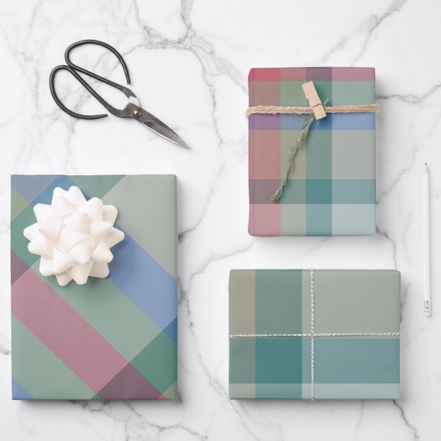 Juniper Wrapping Paper Flat Sheet Set of 3 (Front)