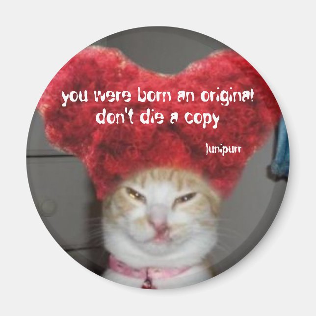 junipurr quote magnet (Front)