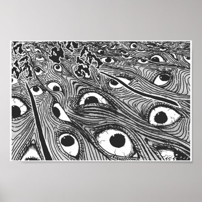 Junji Ito  Eyes Poster (Front)