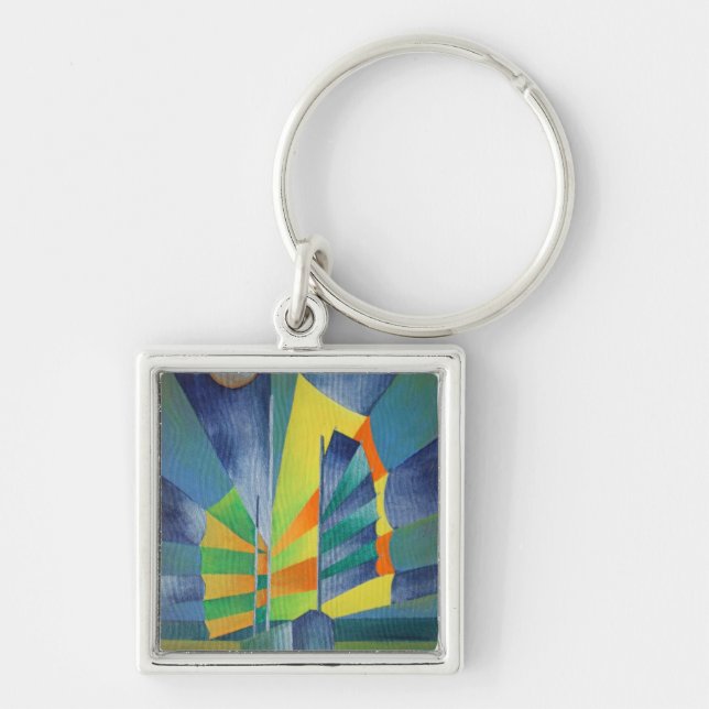 Junk By The Light Of The Silvery Moon Key Ring (Front)