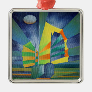 Junk By The Light Of The Silvery Moon Metal Tree Decoration