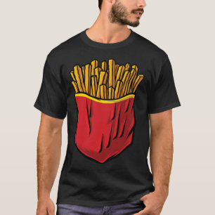 Junk Food Fast Food Chips Fries in a Bag T-Shirt