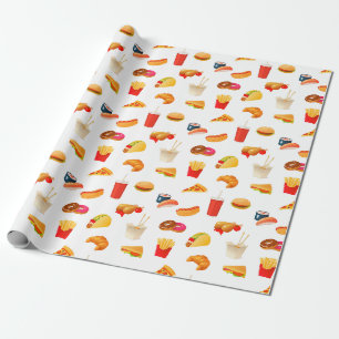 Junk Food Wrapping Paper