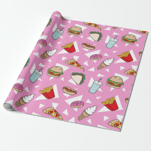 Junk Food Wrapping Paper