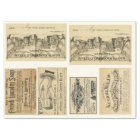 Junk Journal Elements Decoupage Paper