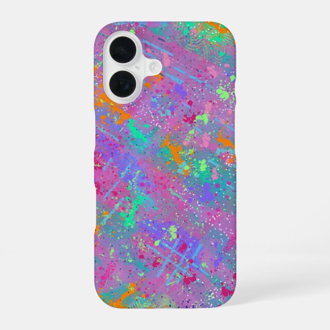 Junk Journal Love iPhone 16 Case (Back)