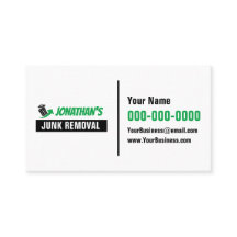 Junk Removal Business Cards