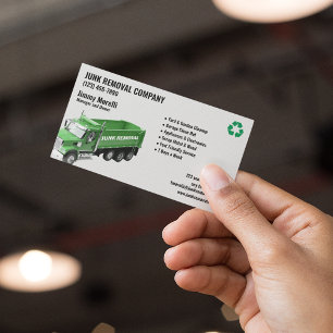 Junk Removal Company Business Card