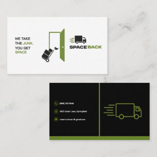 Junk Removal.Hauling Customisable Got Junk Business Card