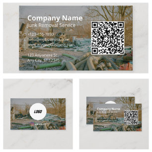 Junk Removal Impression Business Card