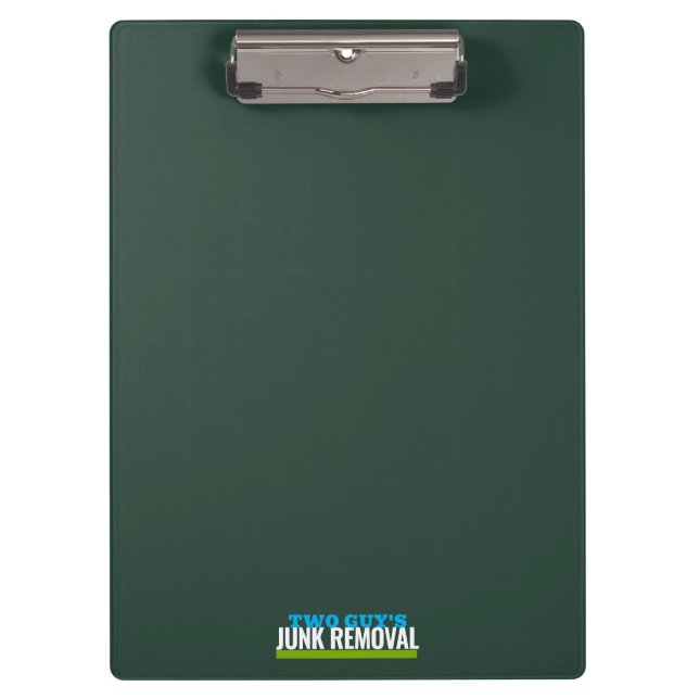 Junk Removal & Waste Hauling Clipboard (Front)